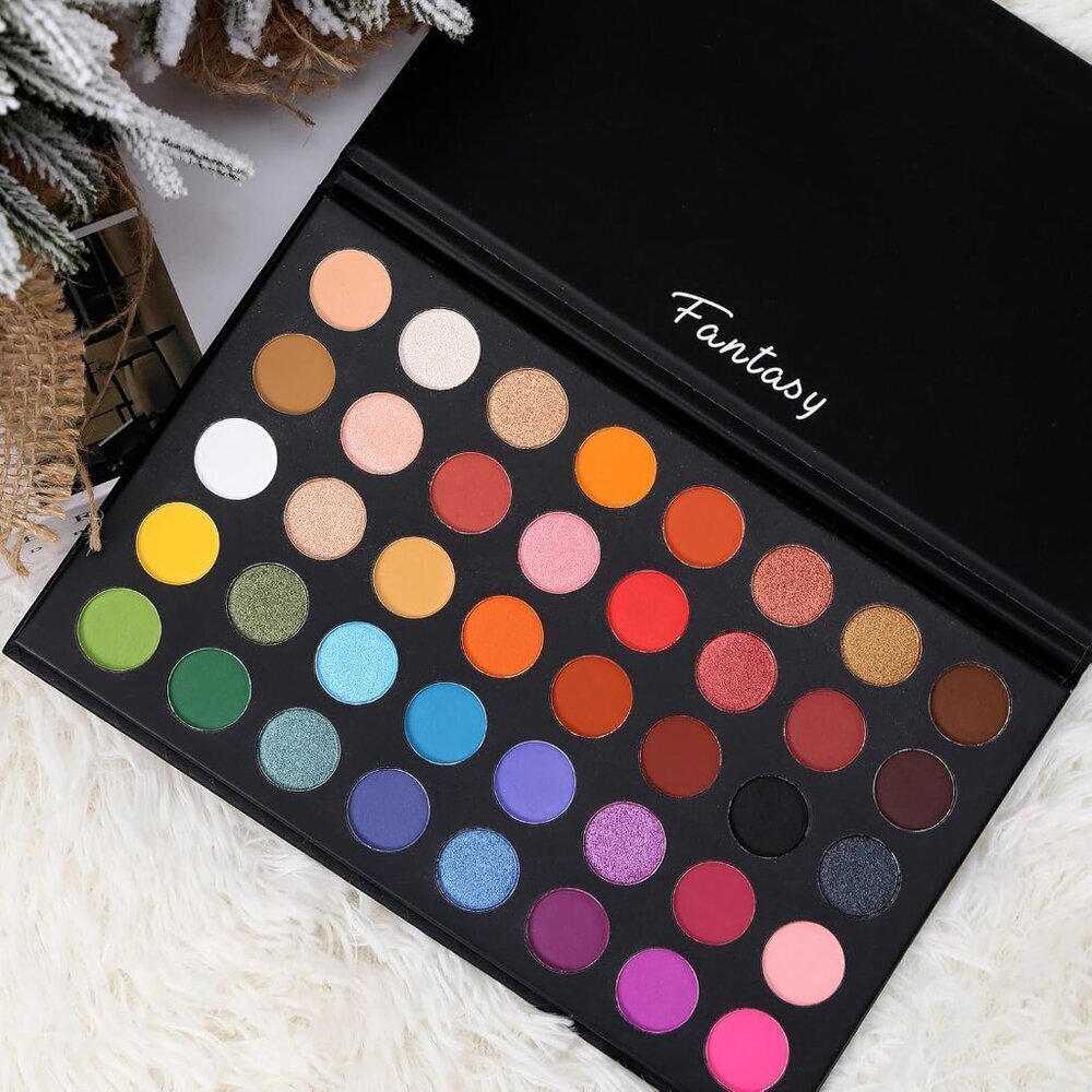 Pro Highly Pigmented Eyeshadow Palette Natural Matte Shimmer Long Lasting - Picture 2 of 8